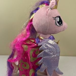 PRINCESS CADENCE Build A Bear My Little Pony 17" With Cape Necklace And Crown